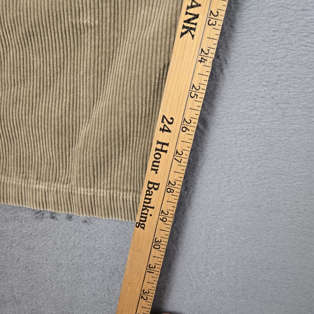 Polo Ralph Lauren Andrew Pleated Corduroy Pants Tan Khaki W38 Vintage 90s - Picture 9 of 11